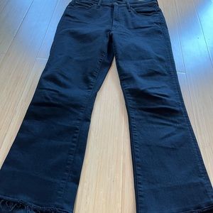 Mother: insider crop step fray. Not guilty wash